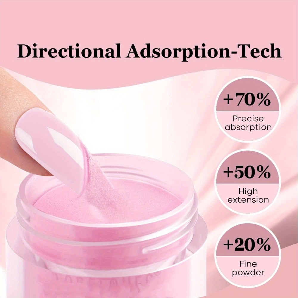 11-Piece Dip Powder Nail Kit Nude Grey Pink — 4 Colors Complete Dipping Set with Base Coat Activator Top Coat Nail Tools No Lamp French Manicure Gift for Women