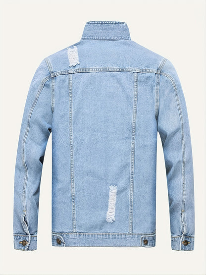Men's Versatile Denim Pullover Jacket Everyday 997