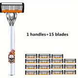 1 handle + 15 blades