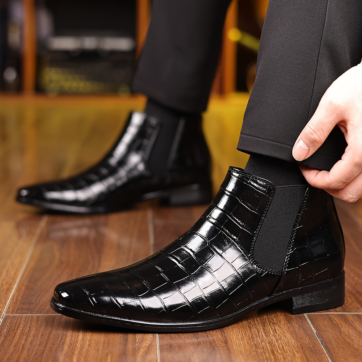 Men's Chelsea Boots - Non-Slip Sole