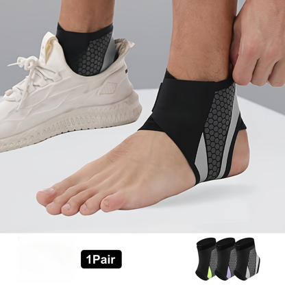 Ankle Compression Support Strap 2-Pack Adjustable Breathable Lightweight Secure Fit Unisex for Daily Use Sports Running Hiking Recovery