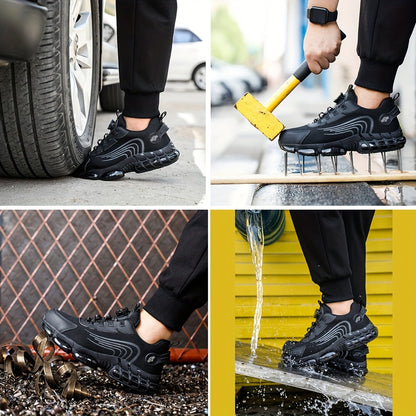 Men's Work & Safety Shoes - Puncture Resistant & Lightweight Design