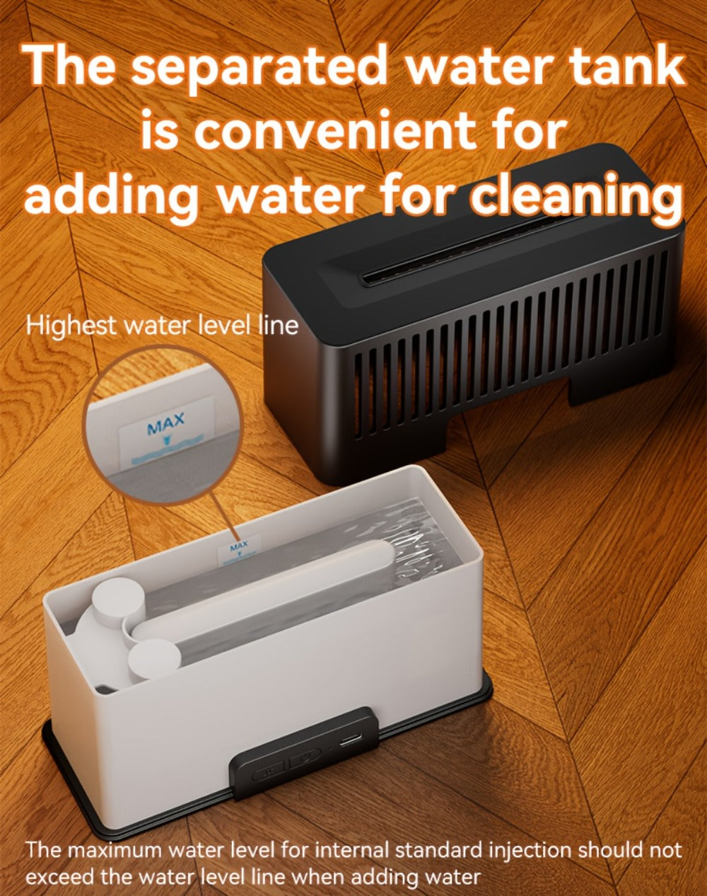 Flame Humidifier with 7-Color Simulated Fire Effect | USB Aromatherapy Essential Oil Diffuser & Cool Mist Humidifier for Living Room, Bedroom & Office | Atmosphere Decor Gift | Black & White