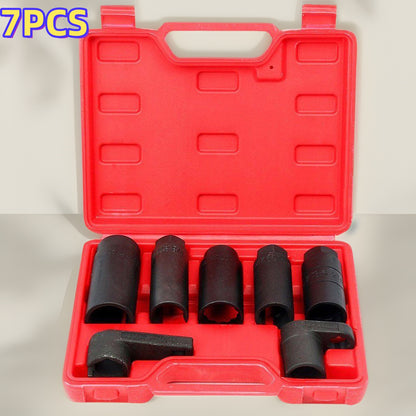 Oxygen Sensor Socket Set – Professional Removal & Installation Tool Kit for All Vehicles, Universal 22mm Slotted Design, Multiple Drive Sizes, Mechanic-Grade Auto Repair Socket Wrench