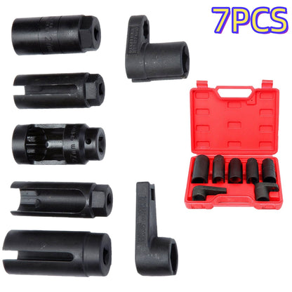 Oxygen Sensor Socket Set – Professional Removal & Installation Tool Kit for All Vehicles, Universal 22mm Slotted Design, Multiple Drive Sizes, Mechanic-Grade Auto Repair Socket Wrench
