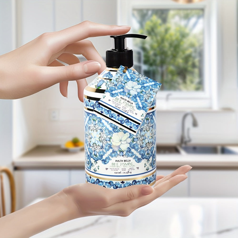 Moisturizing Liquid Hand Soap 2-Pack 21.3 fl oz Each — Foaming Pump Dispenser in 5 Scents, Gentle Gel Formula for All Skin Types, Bathroom Kitchen Office & Travel Hand Wash