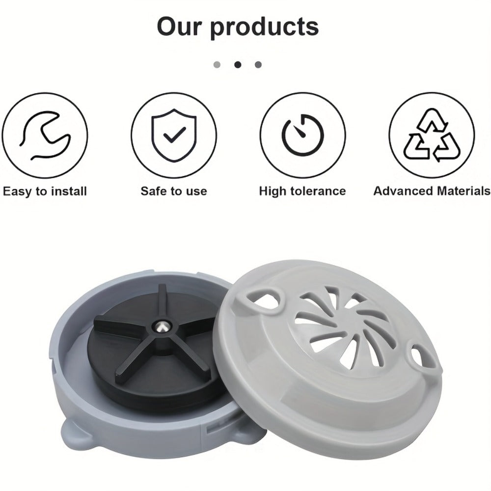 Pipeless Jet Motor Replacement for Pedicure Spa Chair - Magnetic Jet Head with Propeller & Cap, Model P153, Compatible with LURACO & Most Pedicure Bowls, Nail Salon Equipment Part