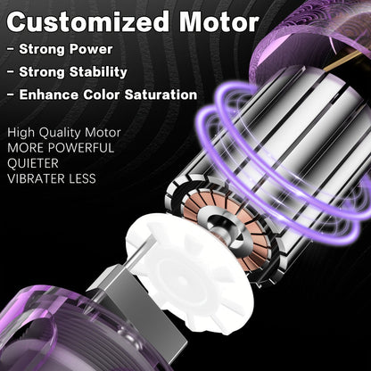 POSEIDON TK039 Tattoo Pen Kit Wireless Rotary Machine with LED Display Coreless Motor 20 Cartridge Needles 10 Inks Practice Skin & Complete Tattoo Supplies for Beginners & Professional Artists