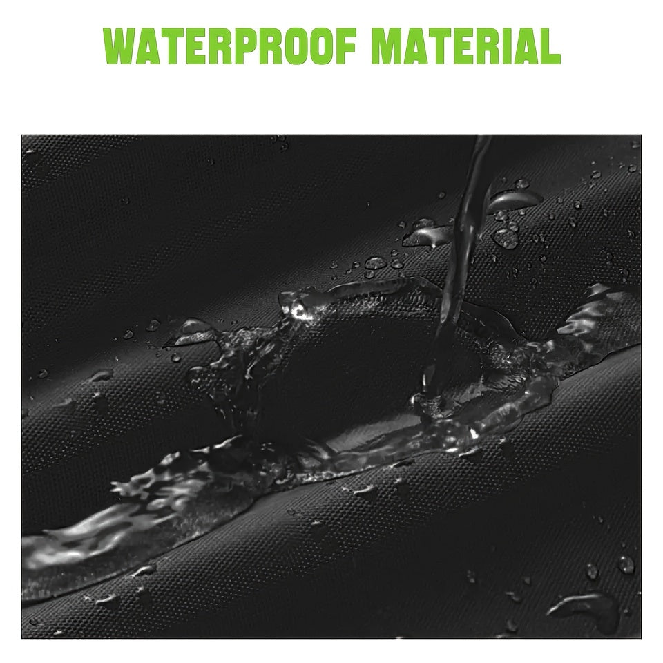 190T High Quality Durable Anti-Scratch 6-Layer Full Car Cover, Car Universal, The Season Car Cover Waterproof Indoor Outdoor Snow And Dust Protection UV All-Weather Protection with Reflective Strip, XL XXL Black