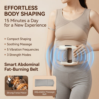 Massage Ring Fascia Massager – Mini Neck Waist & Full Body Muscle Relaxing Ring with Massage Belt, Multi-Function Fitness Relaxation Tool for Back, Waist & Neck, Portable Gift for Men Women
