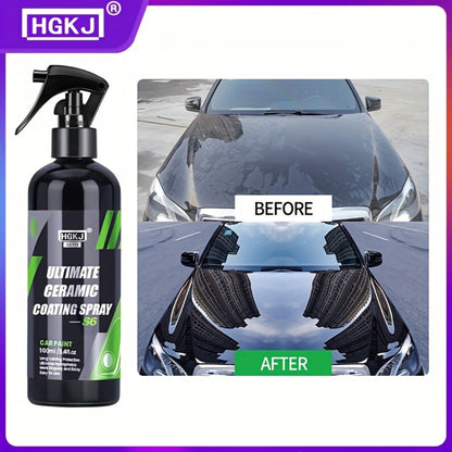 Ceramic Coating Spray for Cars – Paint Protection & High-Gloss Finish, Fast-Apply Car Detailing Coat