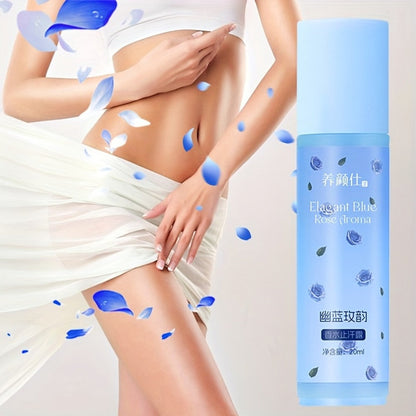 Long Lasting Scented Body Deodorant for Women and Men Non-Greasy Formula - White Peach Champagne Jasmine Blue Rose Scents Fresh Gentle Skin-Safe All Day Freshness Personal Hygiene