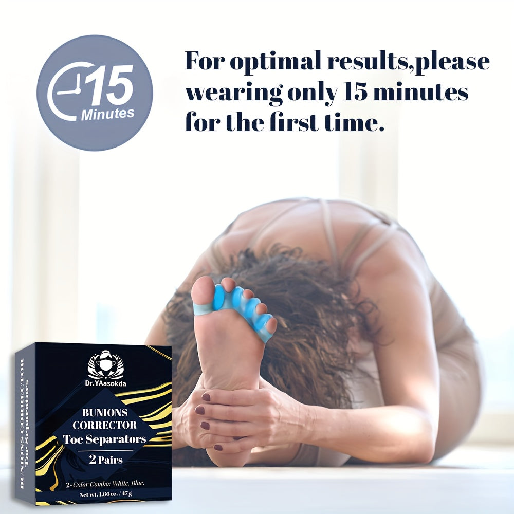 Bunion Corrector Support Sleeve - Soft Fabric Toe Alignment Brace for Hallux Valgus Relief, Natural Toe Positioning, Comfortable All-Day Wear with Most Footwear, Lightweight & Non-Restrictive