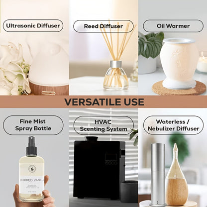 Large Capacity Essential Oil 8.79oz – Premium Long-Lasting Floral Fragrance, Leak-Proof, Diffuser Compatible | Hilton, Shangri-La, Gardenia, Lavender, Ocean