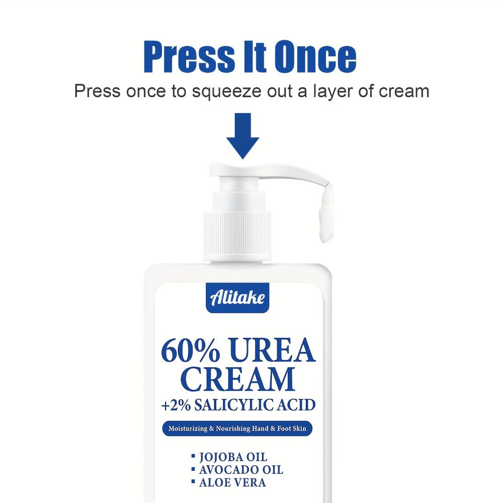 Clinical Strength 60% Urea Foot Cream with Salicylic Acid, Shea Butter & Avocado Oil 150ml | Cracked Heel Repair, Callus Remover & Deep Moisturizer for Dry Rough Skin | Women & Men