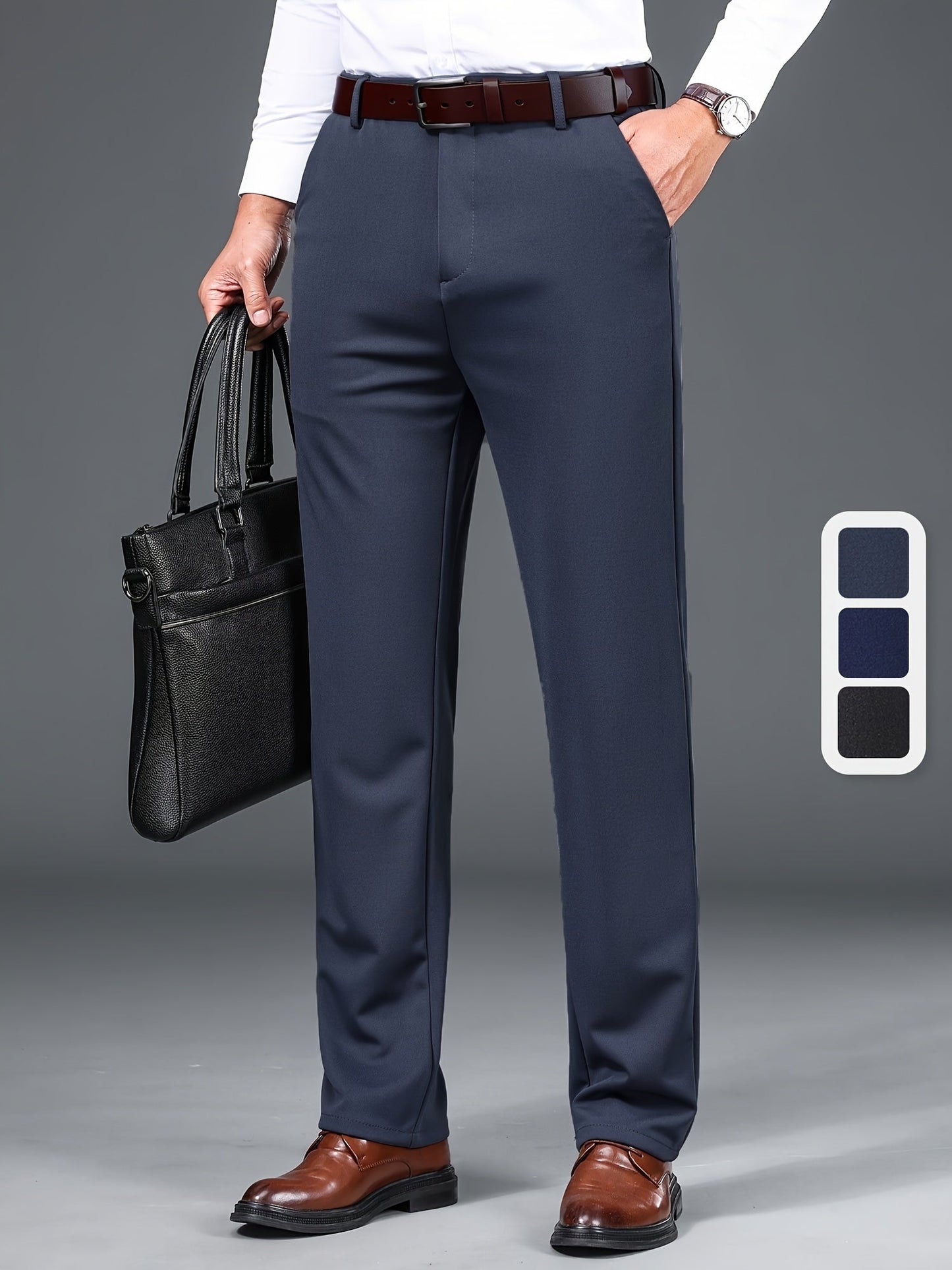 Men's Dress Pants - Quick Dry With Pockets