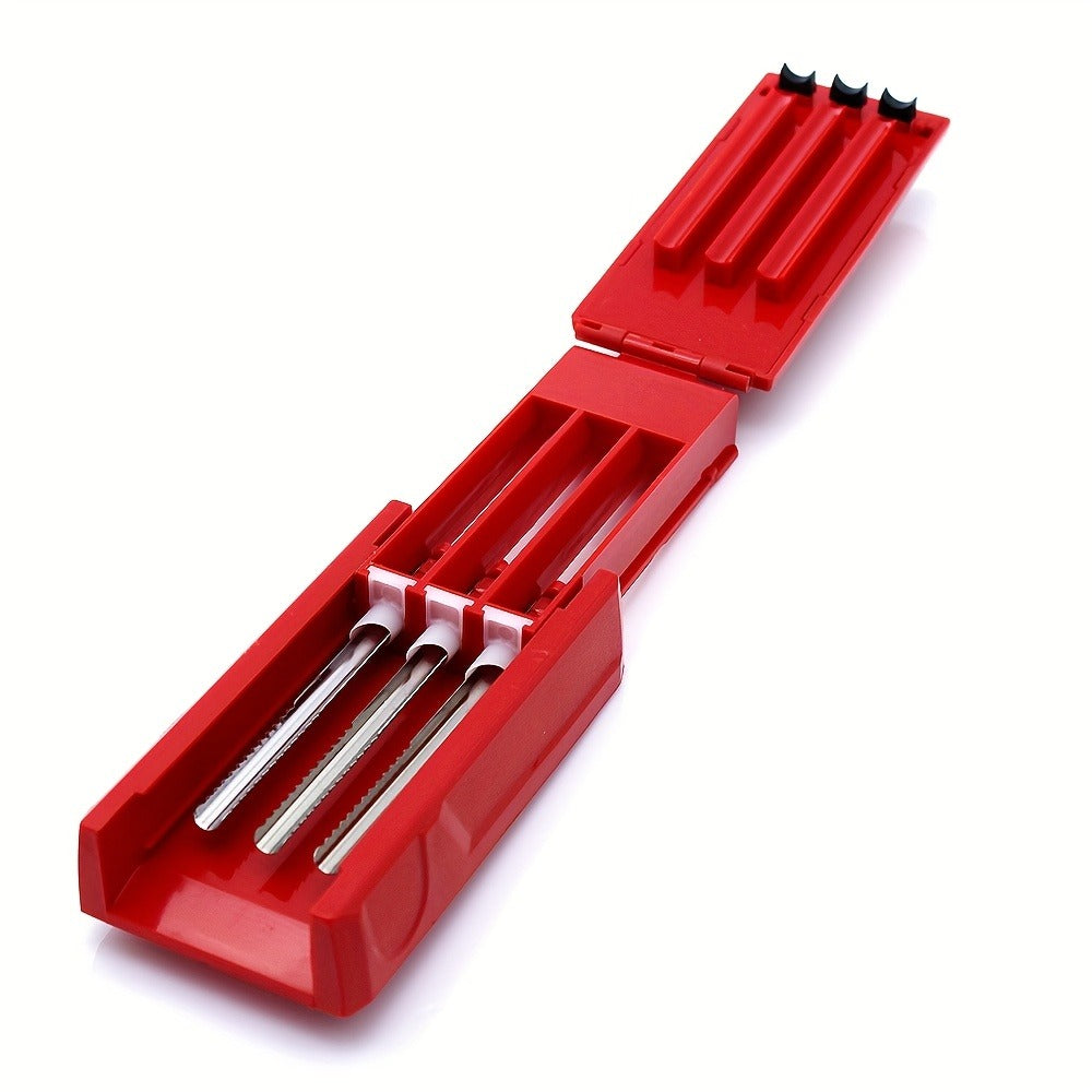 Manual Cigarette Rolling Machine 3-Tube Filler – Portable Durable Plastic Cigarette Roller, Easy-to-Use Tobacco Rolling Tool for Daily Use, Compact Smoke Roller Random Color (1pc)