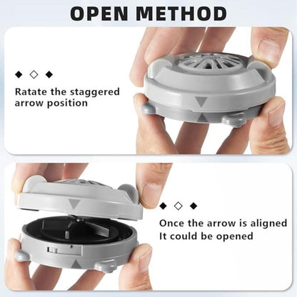 Magnetic Pipeless Jet Head Motor Replacement for Pedicure Spa Chair — Rotating Jet with Propeller & Cap, 4-Pin Connection, Luraco Compatible, Easy Clean, Durable Plastic, Grey