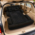 Comfortable Thickened Gray/Black Car Inflatable Mattress, Car Accessories, Inflatable Car bed for Truck and SUV Trunk, Foldable and Portable Skin-Friendly Back Seat Mattress, camping gear and equipment