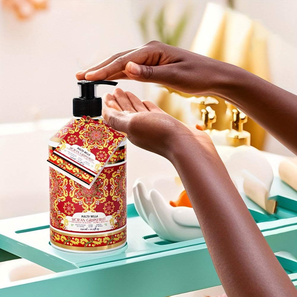 Moisturizing Liquid Hand Soap 2-Pack 21.3 fl oz Each — Foaming Pump Dispenser in 5 Scents, Gentle Gel Formula for All Skin Types, Bathroom Kitchen Office & Travel Hand Wash