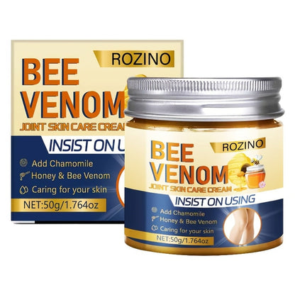 Knee & Elbow Brightening Cream with Bee Venom & Lactic Acid - Moisturizing Body Cream for Dark Rough Joints, Arms, Ankles, Unisex Skin Care 50g x 5pcs