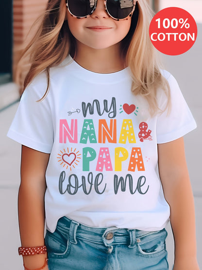 Girls Graphic Print T-Shirt - Short Sleeve