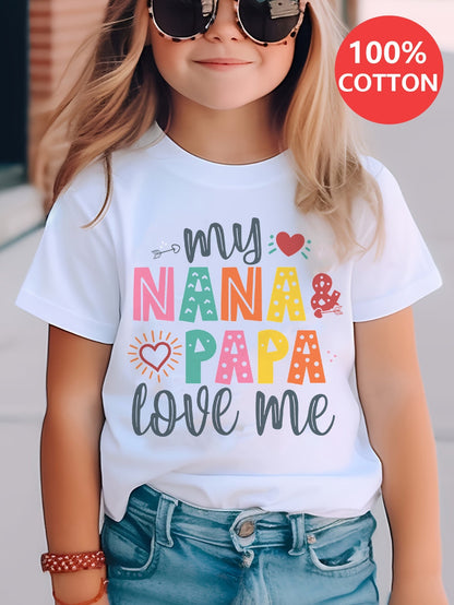 Girls Graphic Print T-Shirt - Short Sleeve
