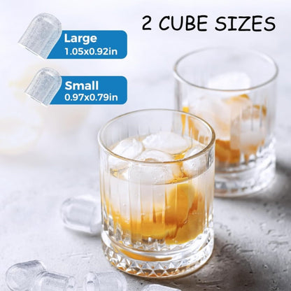 Ice Maker Machine – Nugget Ice & Bullet Ice Countertop, 26-35 Lbs Daily, One-Button Operation, Self-Cleaning, Portable Ice Maker with Ice Scoop for Home, Kitchen & Office