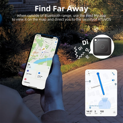 GPS Tracker Anti-Lost Device Real-Time Locator No Subscription No Installation for Car Vehicle Pet Dog Child Elderly Compatible with iOS Android Portable Mini Smart Tracking Tag 1 or 4 Pack