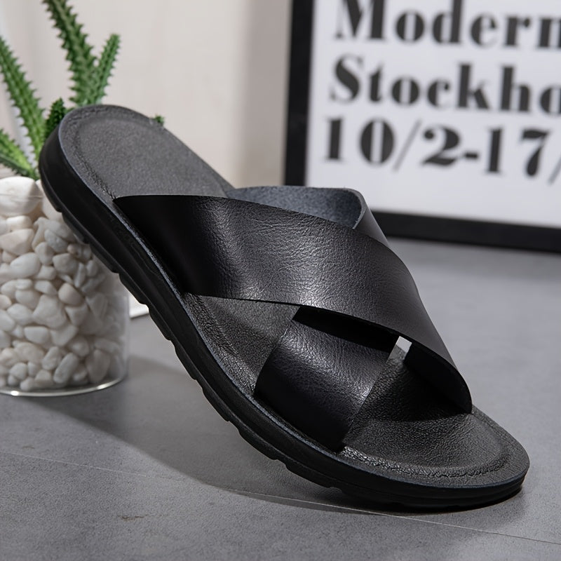 Men's Slippers - Non-Slip Sole for Beach & Water 35045 235045