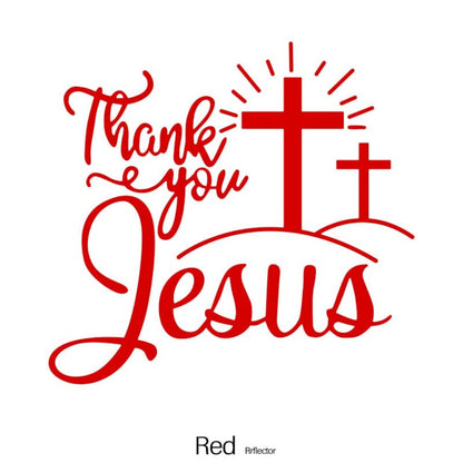 Christian God Car Stickers 4pcs – Waterproof Vinyl Bumper Decals for Cars, Laptops, Water Bottles, Motorcycles & Windows, Faith Cross Religious Sticker Set, Multi-Color Options