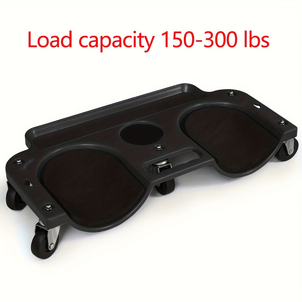 Rolling Knee Pad Platform with Wheels – ABS Cushioned Kneeling Pad, Built-In Tool Tray, Multi-Function Roller for Car Repairs, Flooring, Carpentry & Machine Work