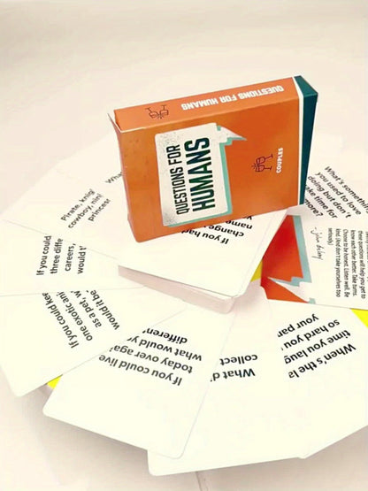 Couples Card Game – Conversation Starter Cards for Date Night, Trust & Intimacy Building, Relationship Activities & Fun Questions for Couples | 100+ Prompts