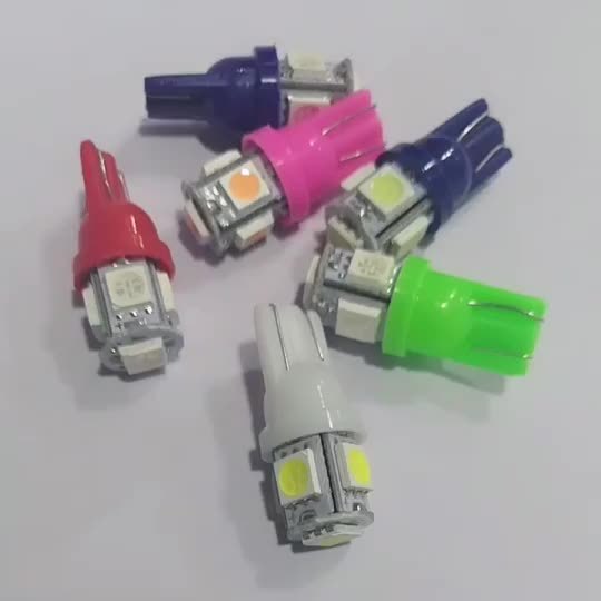 LED Instrument Panel Lights 70Pcs – T10 T5 12V Dashboard Bulb Kit, Multi-Color Green Red White Blue Yellow Interior Lighting for Cars & Trucks