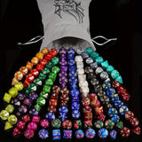 35-color Two-color Dice + 105 Single-color Dice + 1 Velvet Bag