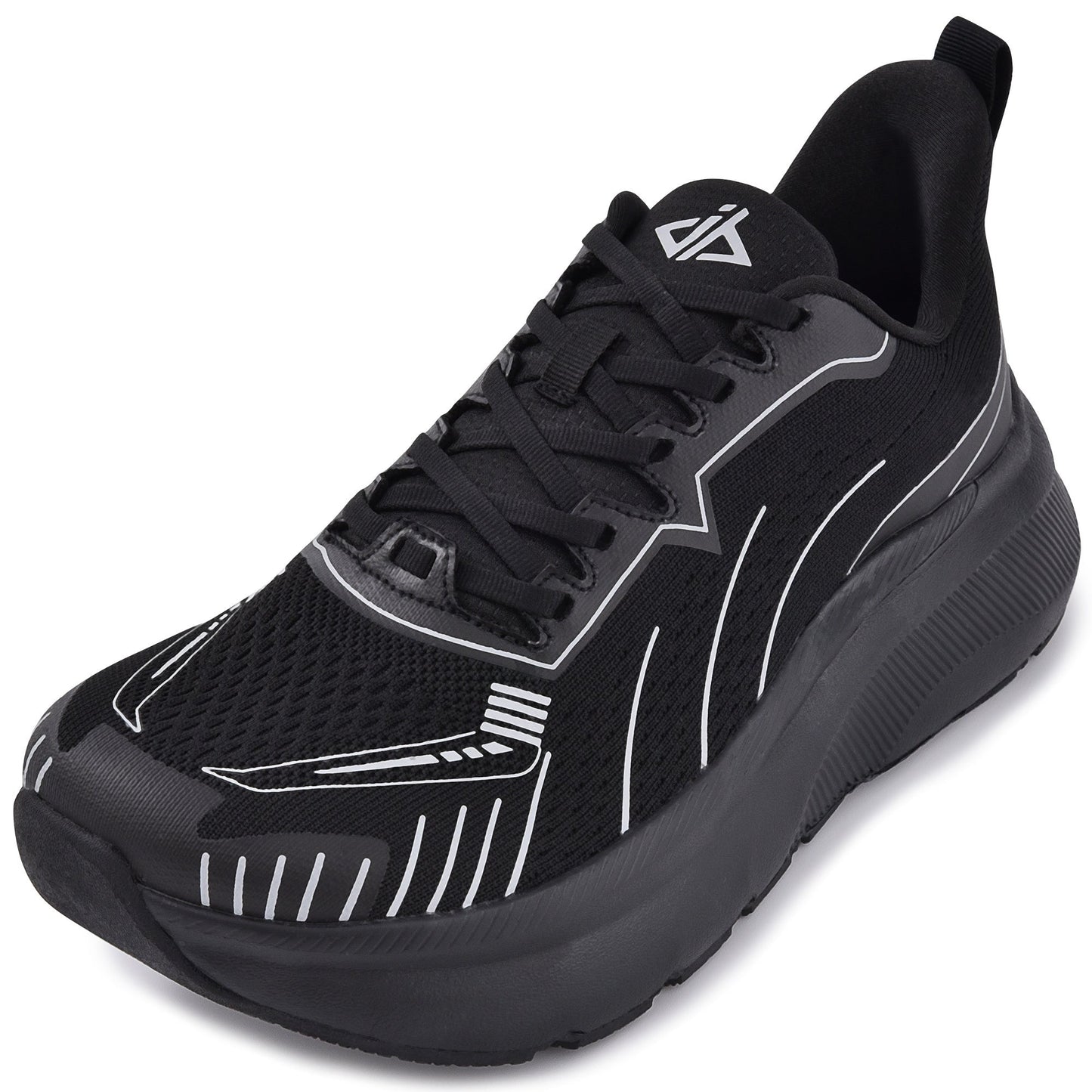 Men's Running Shoes - Cushioned Support & Wide Toe Comfort