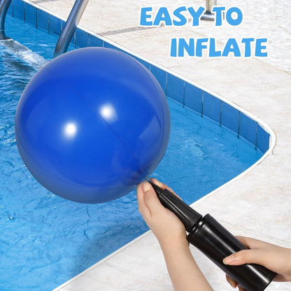 Floating Tic Tac Toe Pool Game Set for Family & Adults – Giant Inflatable Board with 10 Balls & Air Pump, Swimming Pool Lake Party Toy for 2-10 Players, Summer Outdoor Water Game