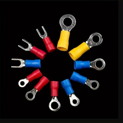 Electrical Crimp Terminals 280pcs Assorted Kit – Insulated Ring Fork Spade & Butt Wire Connectors for Automotive Marine & Home Wiring, Universal Cable Connector Set with Storage Case