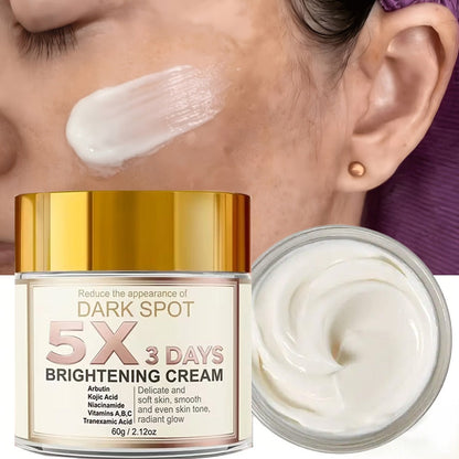 Dark Spot Brightening Cream 2pcs — Vitamin C & Niacinamide Corrector for Underarms Intimate Areas Buttocks Thighs | Hypoallergenic Unscented Moisturizer | Snow Grass Extract Sensitive Skin Body Cream