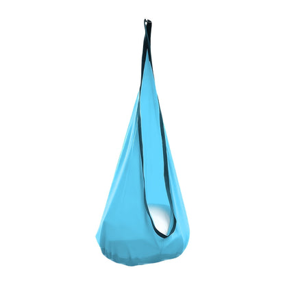 Hanging Hammock Chair with Inflatable Pillow & Storage Pocket – Indoor Outdoor Swing Chair, Max Load 264 lbs, Woven Nylon, Includes Straps & Screws, 4 Colors Available