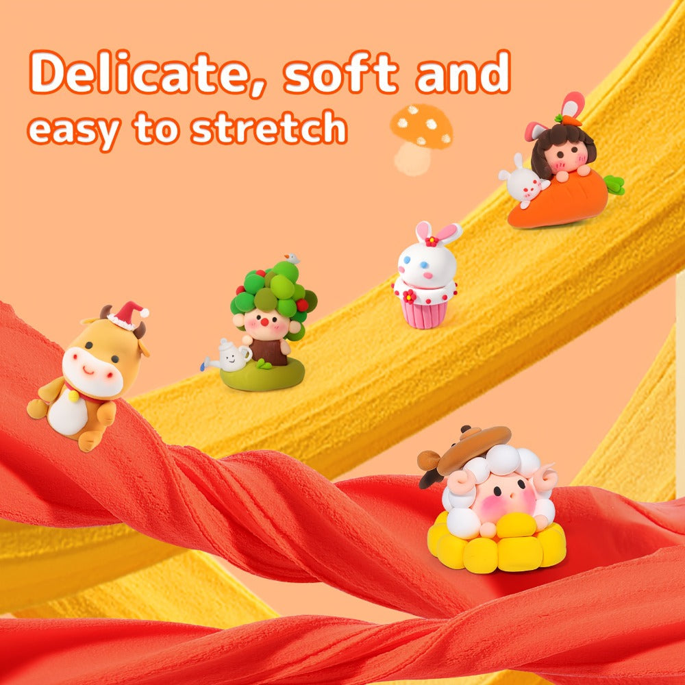 Air Dry Clay Set for Kids 120/150 Pieces – 36 Metallic Colors Ultra Light Modeling Clay, No-Bake Quick Dry DIY Sculpting Art Craft Kit for Boys Girls Ages 3-8