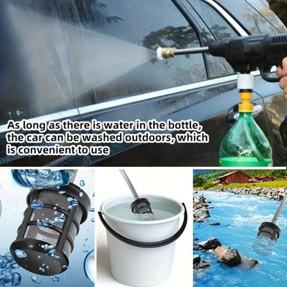 4000PSI Cordless Pressure Washer – Portable Car Wash Machine with 2000mAh Battery, 6-in-1 Nozzle & 5M Hose