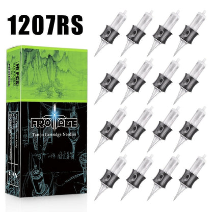 Tattoo Needle Cartridge Set 26 Sizes Integrated High Transparency Tips Round Liner Shader Curved Magnum M1 RL RS CM Disposable for Professional Artists & Beginners