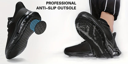 Men's Work & Safety Shoes - Non-Slip Sole & Slip-On Ease