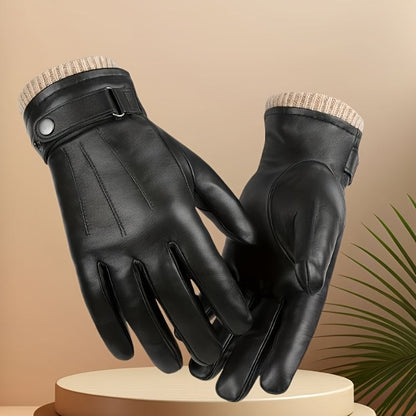 Waterproof Winter Gloves for Men – Thermal Ski Riding Cycling Driving Cold-Proof Touchscreen Warm Gloves for Outdoor Sports