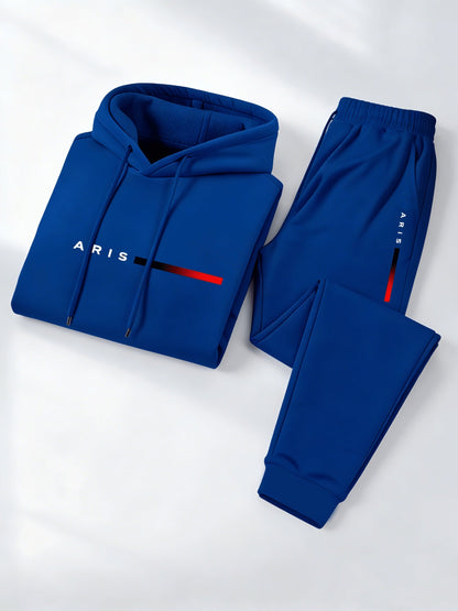 Men's Tracksuit Set - Graphic Print Style 35432677