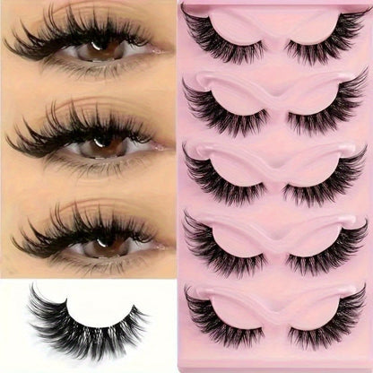 15 Pairs Cat Eye Strip Lashes — Natural Long Manga Wispy False Eyelashes with Winged Tips, 3 Boxes Elongated Dramatic Eye Look for Women, Party Date Night Everyday Wear & Cosplay