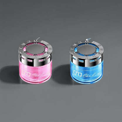 Solid Perfume Car Air Freshener 2PCS Set - Long-Lasting Alcohol-Free Scented Cream for Car Interior, Home & Room Decor, Multiple Fragrances for Men & Women
