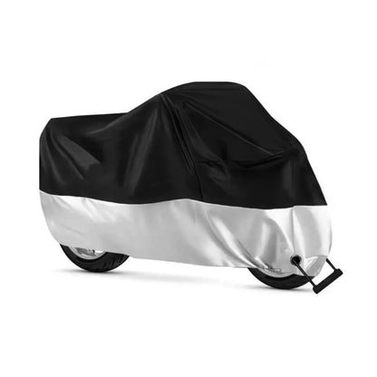 Waterproof Motorcycle Cover Outdoor Full Body Protection with Lock Hole Rain UV Dust Shield for Motorbike Scooter - Small & Large Sizes
