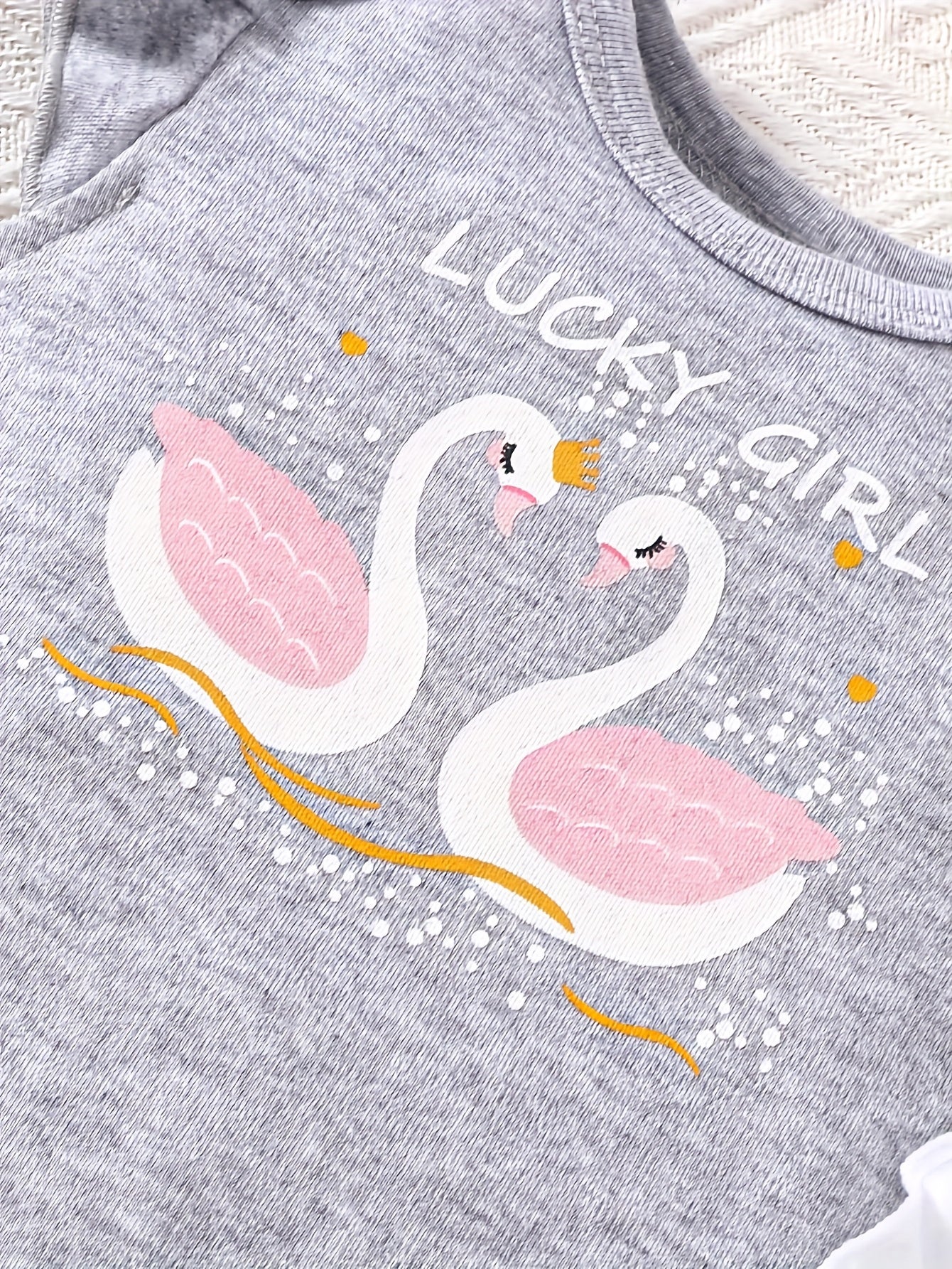 Baby Girl Cartoon Jumpsuit - Summer